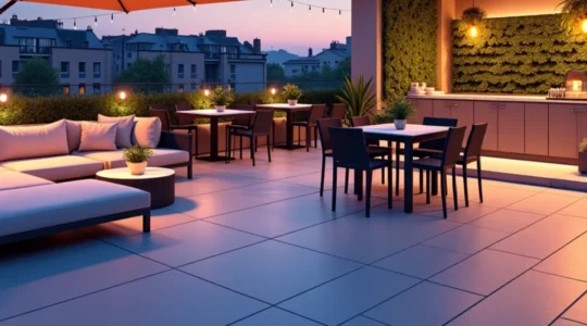 Terrasse agréable