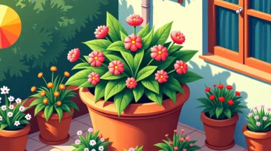 jardin en pots